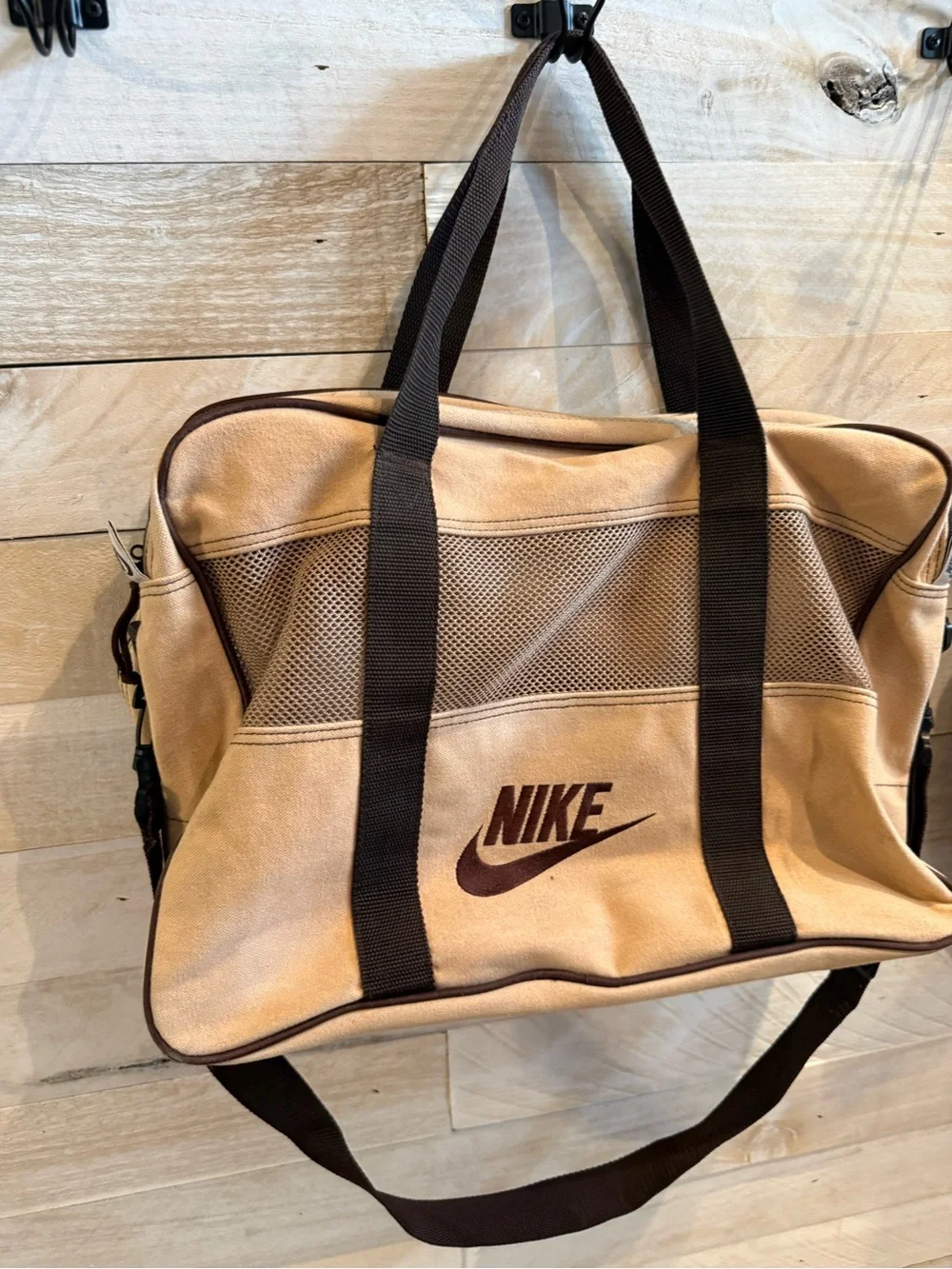 Vintage Nike Duffle Bag Gym Travel 90s